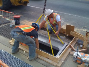 FloodBreak Vent Shaft Systems are custom sized to fit your vent shaft opening