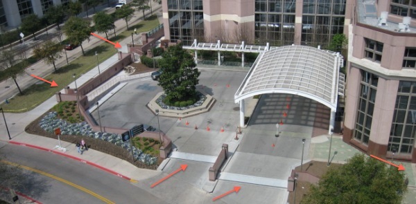 FloodBreak Automatic Floodgates provide flood control for numerous entrances