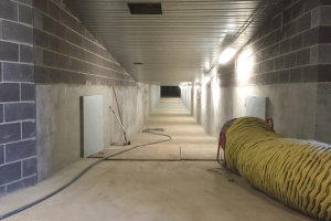 Monash Hospital _passive flood barrier protects tunnel