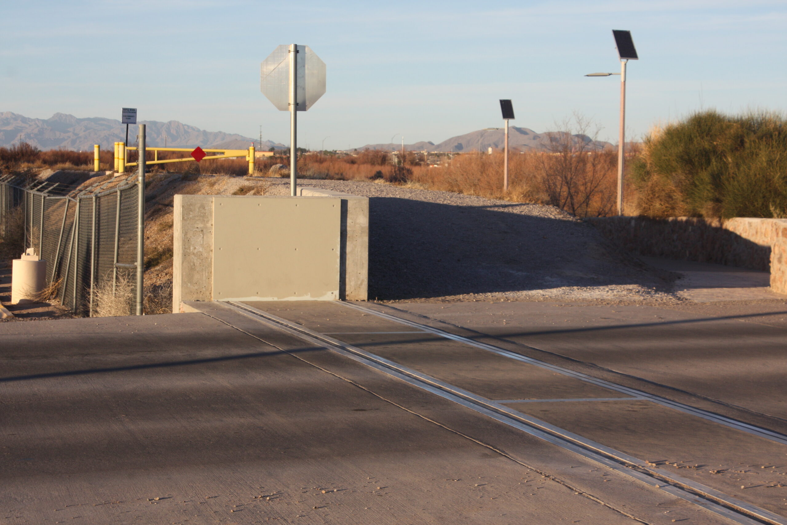 IBWC Roadway Gate tie into levee