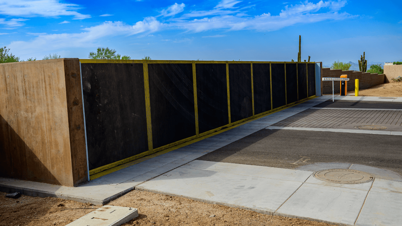 Rawhide Wash - Roadway Gate