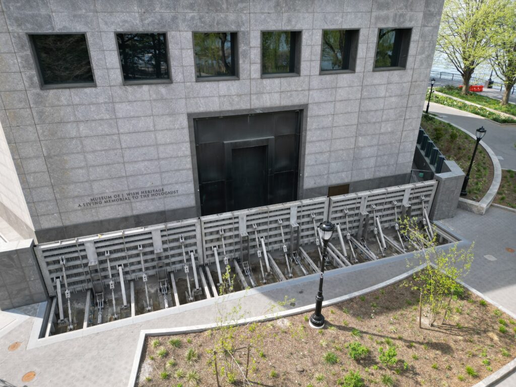 FloodBreak Automatic Floodgate protects the Museum from futurs storms