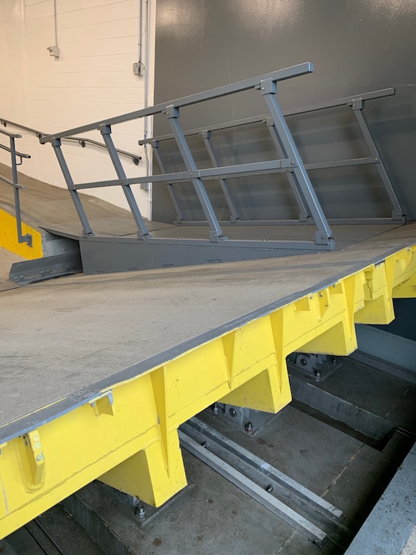 Passive Flood Barrier with custom ADA ramp
